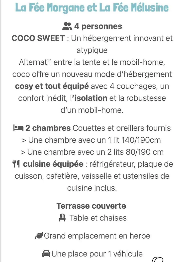 Kemping Camping Le Val Aux Fees - Broceliande Concoret Francja