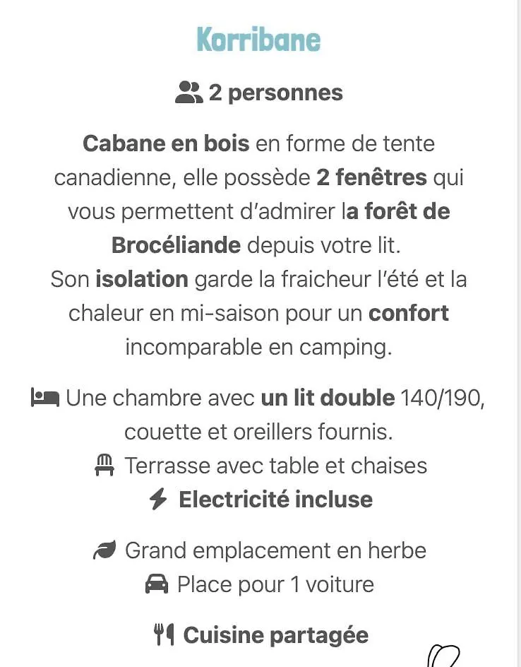 Camping Le Val Aux Fees - Broceliande Concoret Kemping